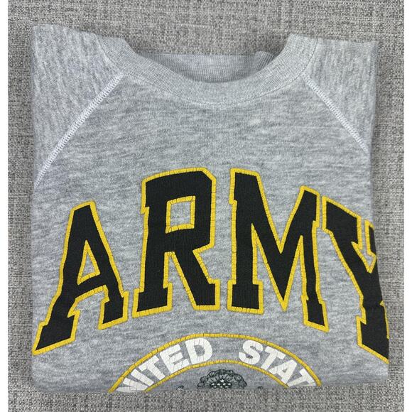 Vintage United States Army Sweatshirt Mens Large Hanes Military Crewneck 90s USA - Picture 11 of 11